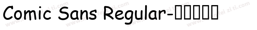 Comic Sans Regular字体转换